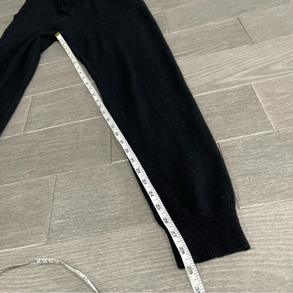 Palmer & Purchase 100% Cashmere Jogger Pants S High Rise Minimalist Quiet Luxury